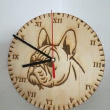 Francia bulldog óra- clock-bucis- buldog-bouledog- fr- time