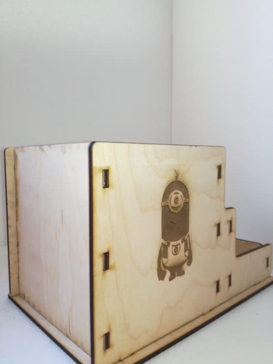 asztali rendező-írószertartó- minyon-mignon- pencil box-wood-fa-egyedi