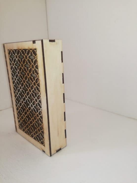 imakönyv tartó- rácsos- prayer book box-fa wood