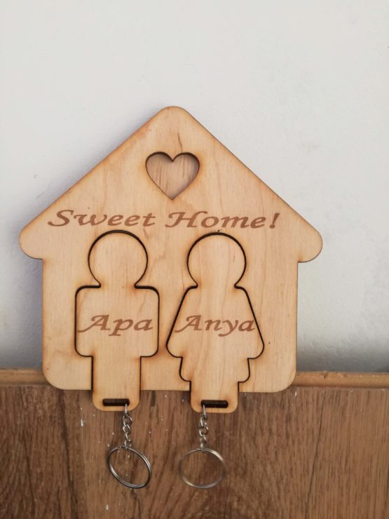 otthon-home-sweet-kulcstartó-puzzle- családi-neves-egyedi-különleges